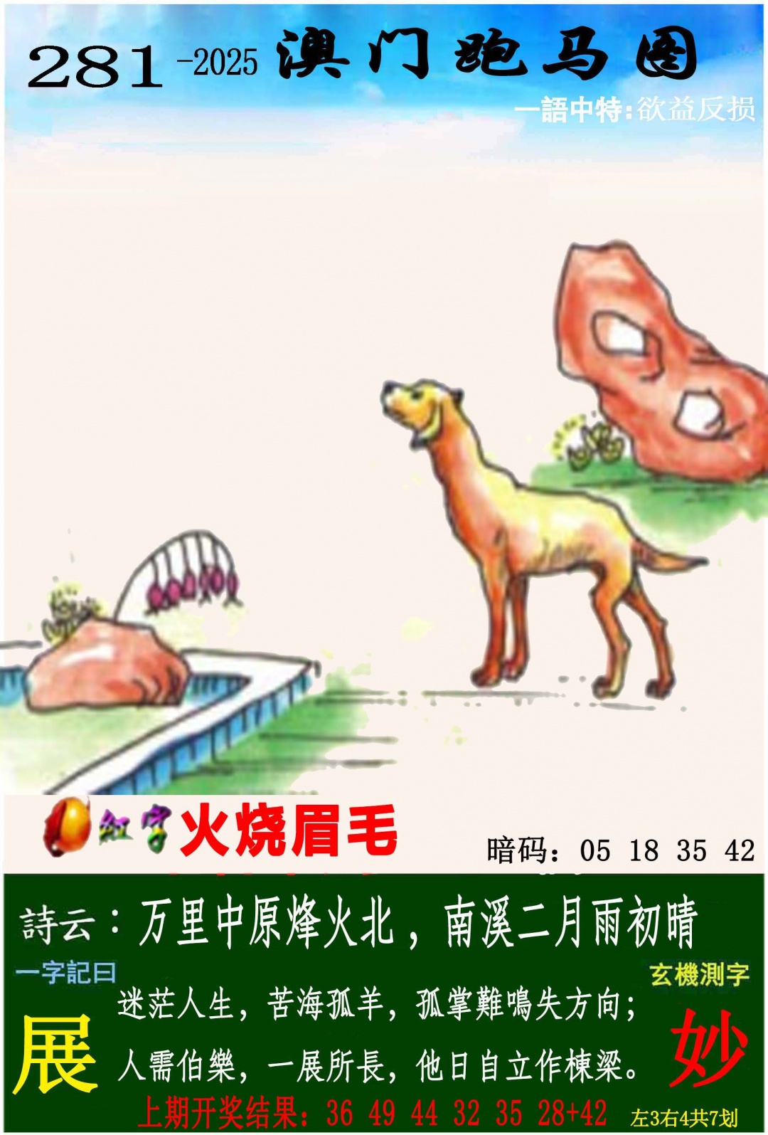 状元紅-跑马图正在更新中，请稍后查看